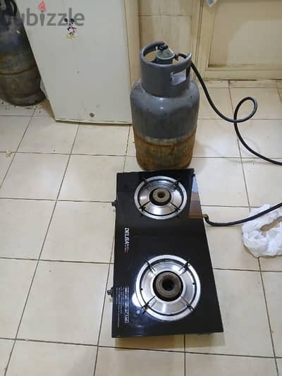 Cylinder with stove