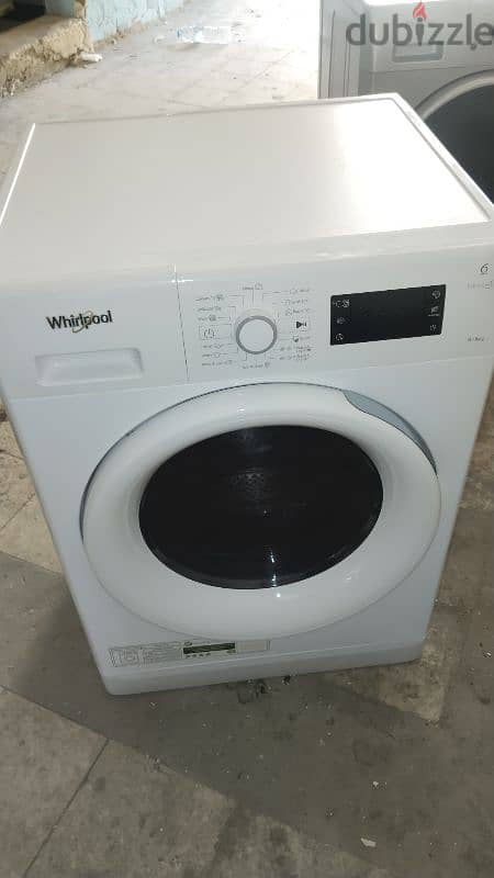 whirlpool washing machine front load fully automatic wash and dry 0