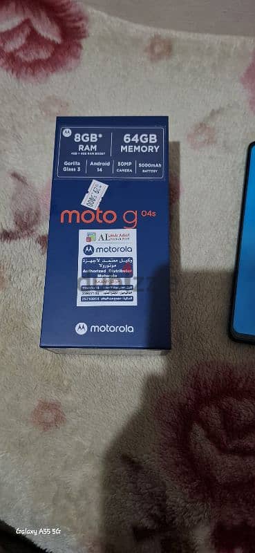 not used Moto 04s ram 4+4 GP 64 1