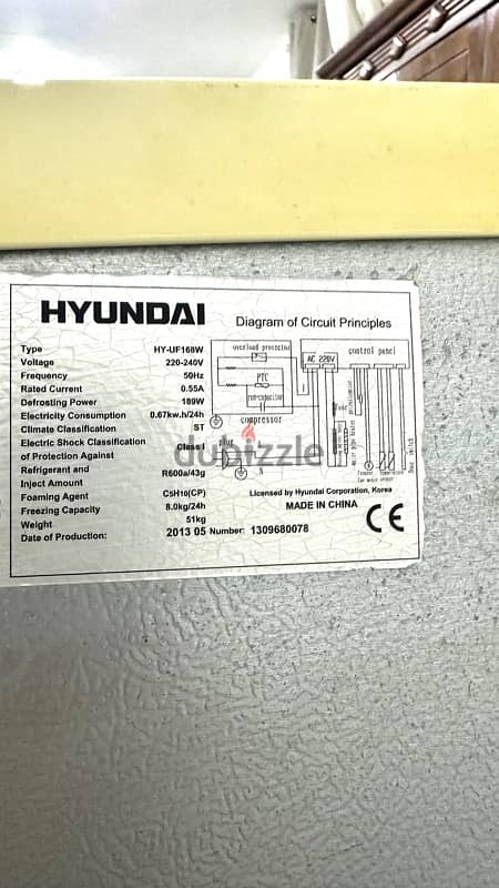 Hyundai Fridge Single Door 168 L 7