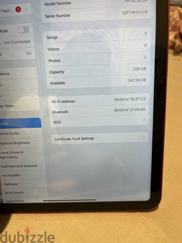 iPad 10 256GB good condition genuine deal only 1