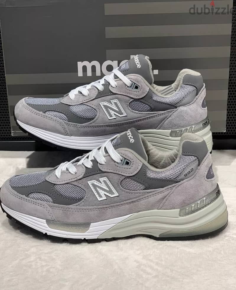 New Balance 992 Grey Men's Sports Shoes M992GR 0