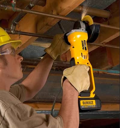 Dewalt DCK209P2T-AR Cordless Drill and Grinder with Chest, Yellow