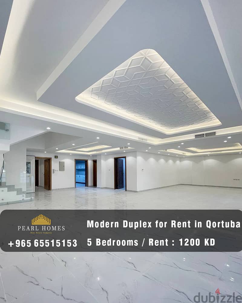 Modern Duplex for Rent in Qurtuba 0