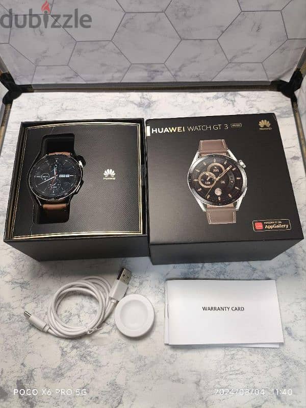 Huawei watch GT 3 46mm only Open box 3