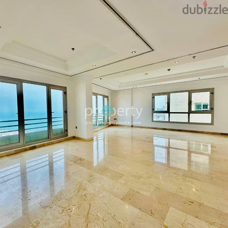 Sea view Two Bedroom floor for rent in Salmiya 2