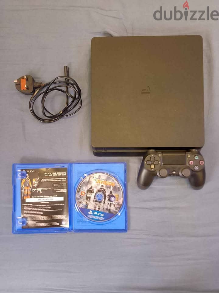 PS4 Slim 1TB in working condition, no issues at all, with 1 game. 0