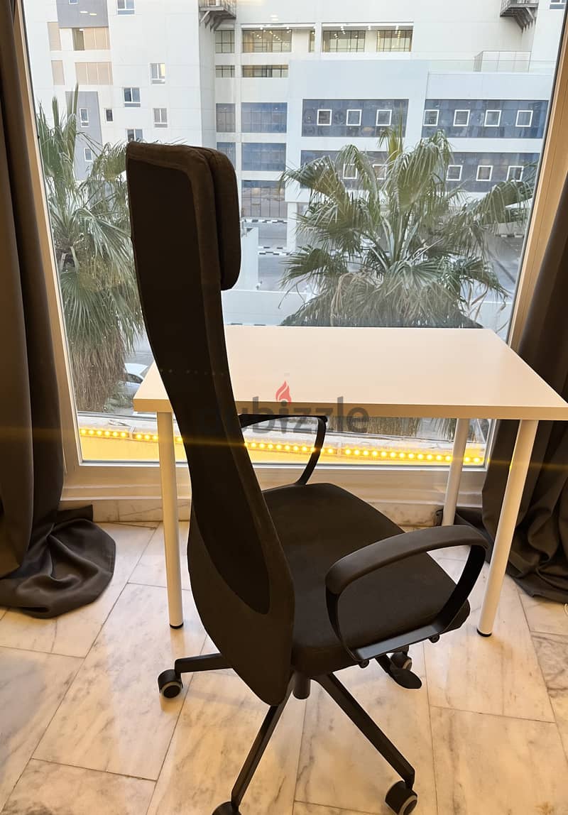 MARKUS IKEA  Office chair, Vissle dark grey 1