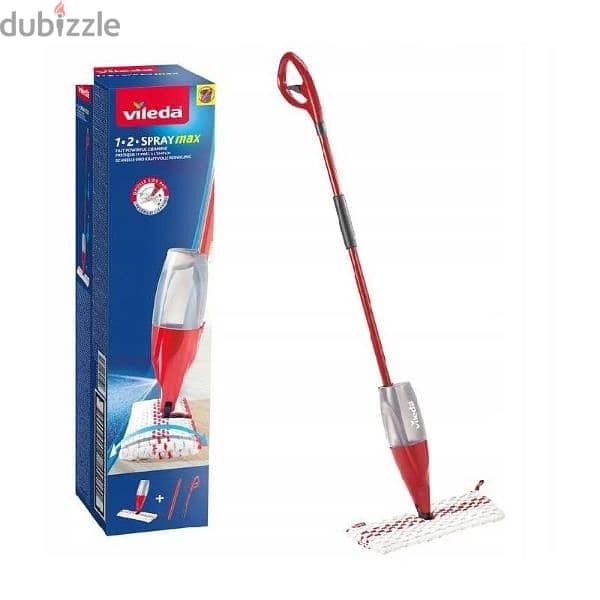 Vileda 1-2 Spray Mop and Powerfresh Slimsteam Clean 3 In 1 1