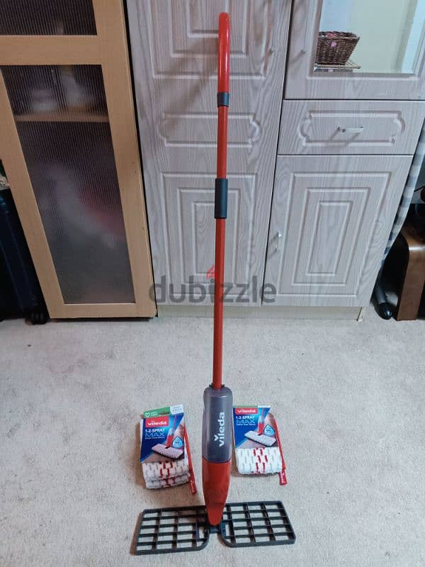 Vileda 1-2 Spray Mop and Powerfresh Slimsteam Clean 3 In 1 6