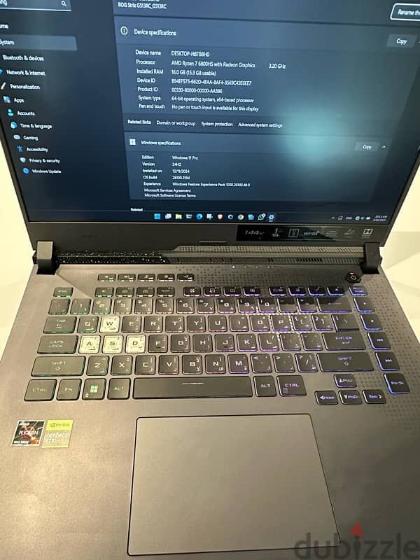 Asus Rog Strix G15 good condition 2