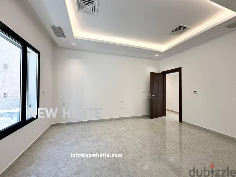 Modern 3 bedroom ground floor apartment for rent in Salwa 7