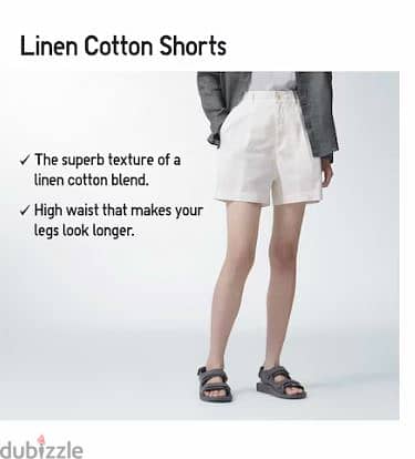 Uniqlo - LINEN COTTON SHORTS