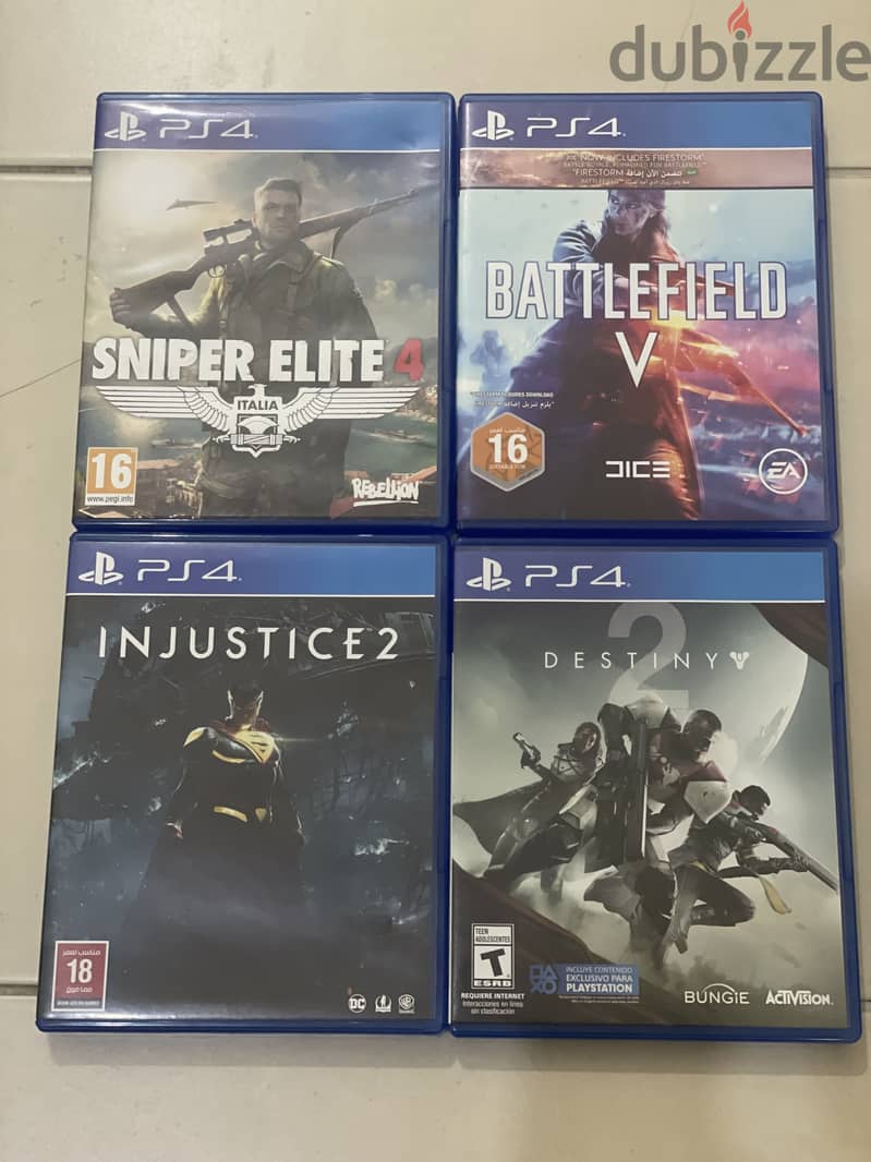 4 Games (PS4) for 20 KD only 0