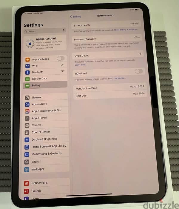 Apple iPad Pro 11” M4 256 GB Wifi 5G Cellular Used! 8