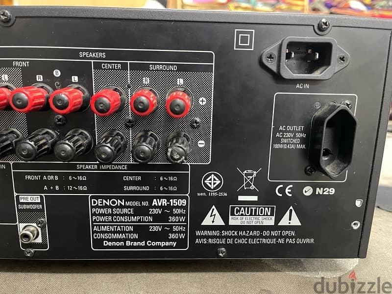 denon avr 1509 4