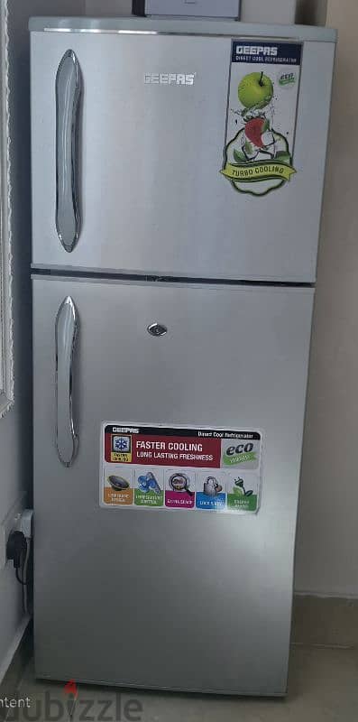 geepas 180ltr refrigerator for sale