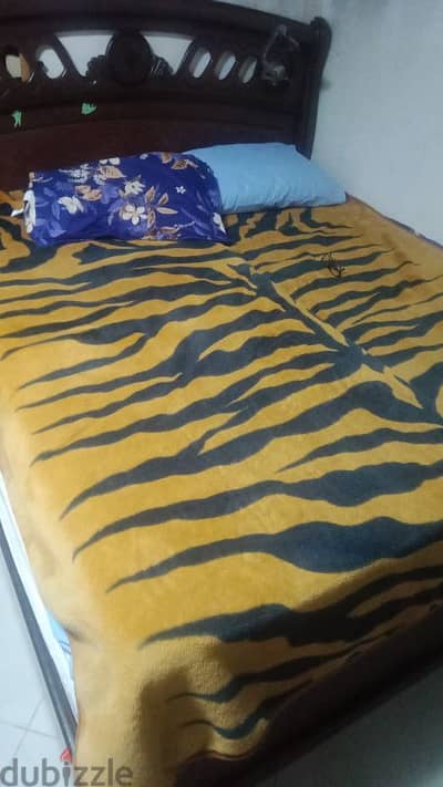 Queen Size Bed With Mattress For Sale!