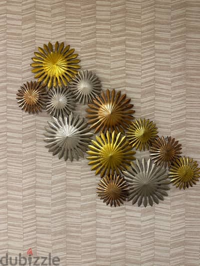 floral metal wall decor