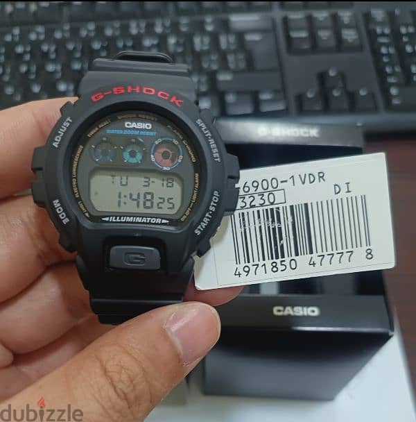 G-Shock Men's Watch DW-6900-1 VDR 1