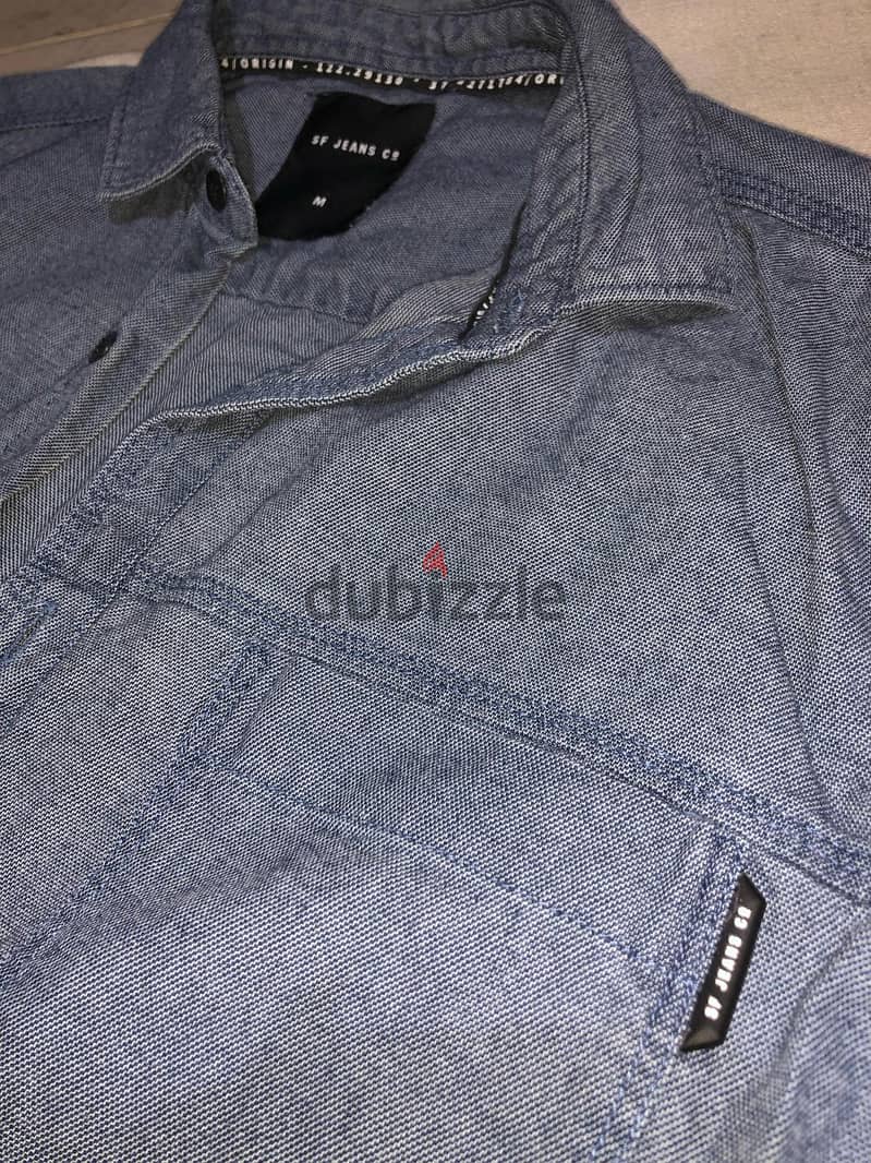 Classic denim shirt men 2