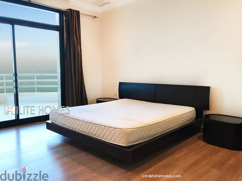 Three Bedroom Apartment For Rent in Salmiya with Stunning Beach View 2