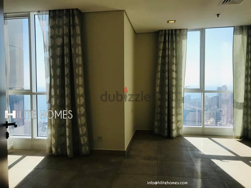 Modern 3 bedroom Duplex Seaview apartment for rent in Salmiya 7