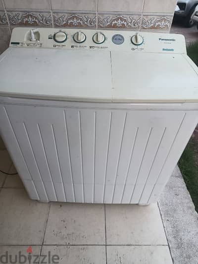 Panasonic washing machine 12 kg, the tub and dryer work well