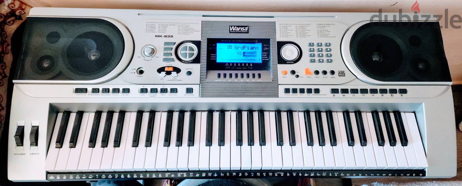 Wansa 61 keys musical keyboard for sale 0