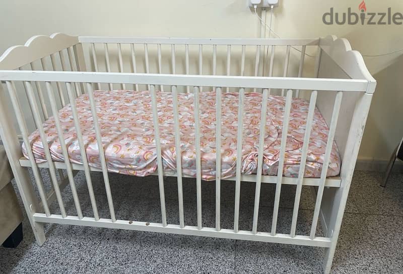 baby coat with mattress for sale 1