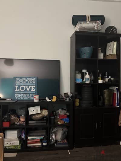 Cabinet and ikea shelf for sale