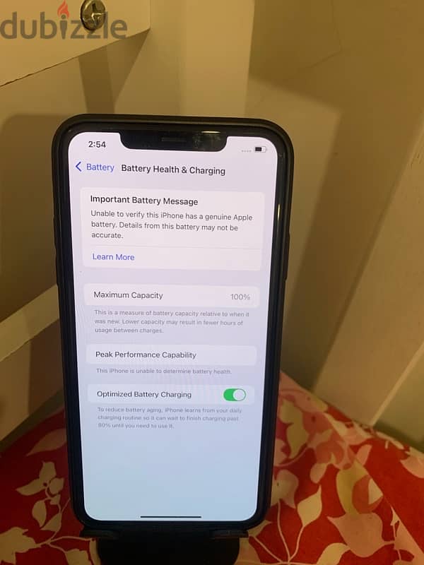 iPhone 11 Pro Max 256gb battery 100% and battery change only 2