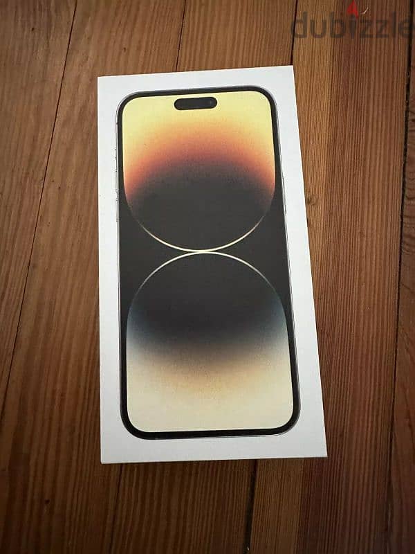 Brand new Apple iPhone 14 pro max gold 256gb with warranty 0