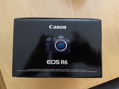 New Canon EOS R6 Miroless camera Body only all accessories inside