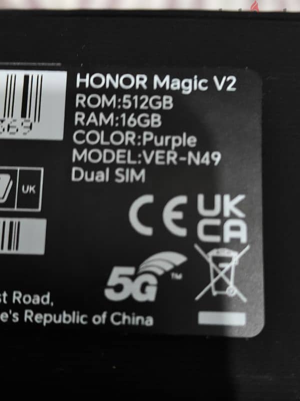 honor magic V2 purple colour 512gb very clean mobile 1