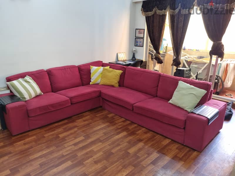 Ikea corner sofa for urgent sale 1