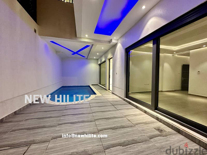 THREE MASTER BEDROOM BASEMENT FLOOR WITH PRIVATE POOL FOR RENT IN ABU 1