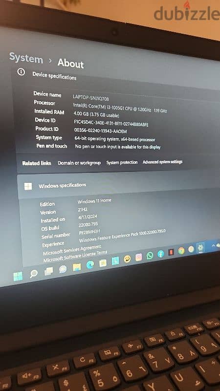 lenovo ideapad 3 [ intel core i3 10 gen ] 4