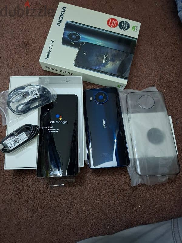 Nokia 8.3 5g 128gb 8gb Ram Samenew in the box All original accessories 9