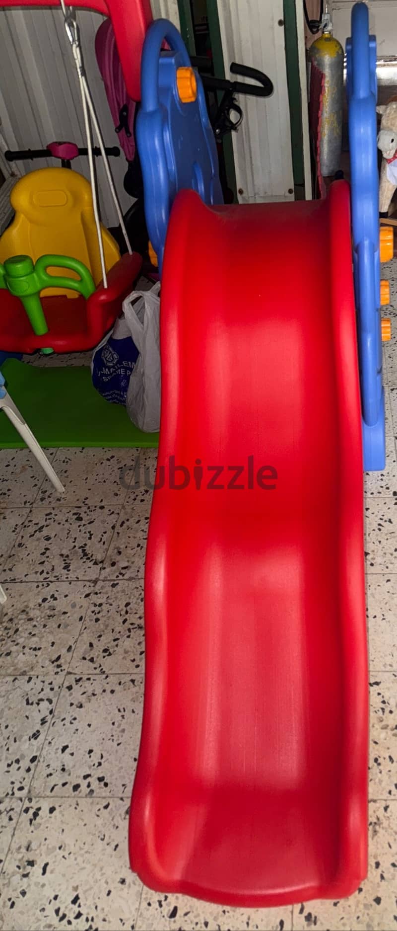 Slide with swing and rocking horse 1