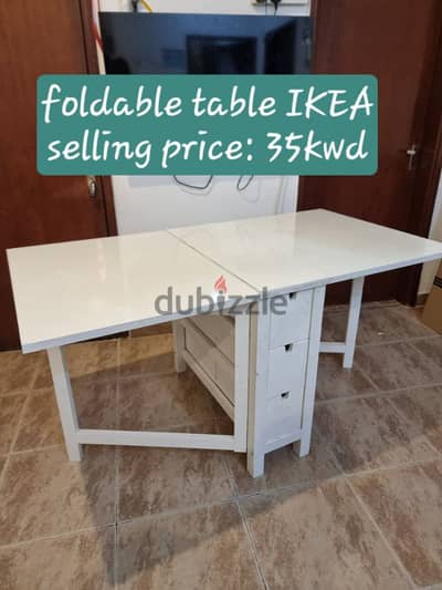 Doldable dinning table for sale IKEA