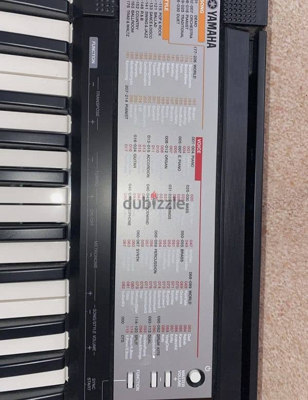 yamaha f 51 keyboard sale 4