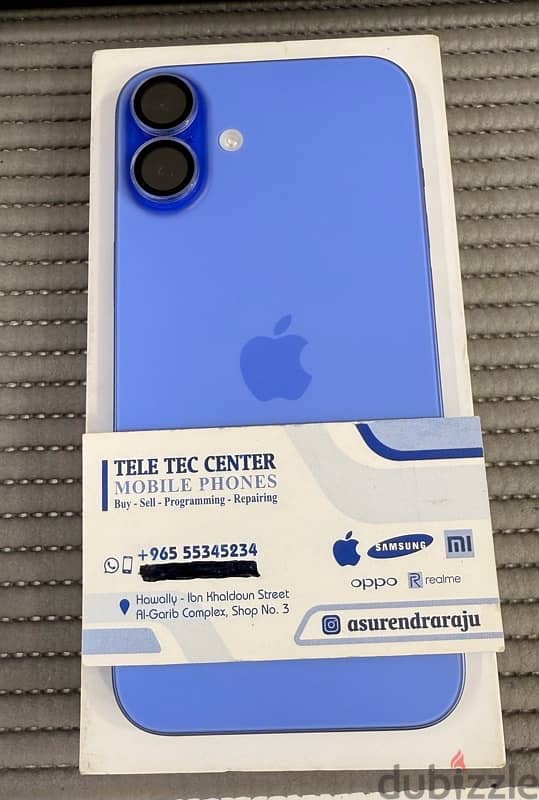 iPhone 16  Plus 5G 256 GB Blue 15 days Used Only! 1