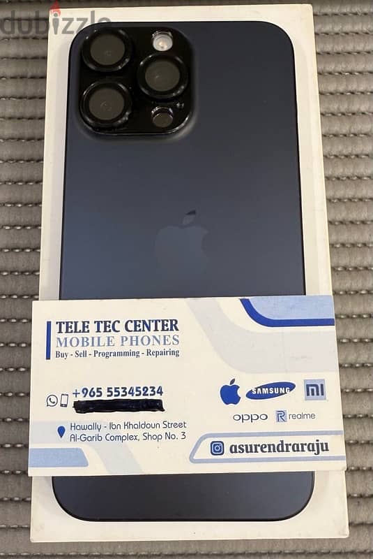 iPhone 15 Pro Max 256 GB Blue titanium Used ! 1