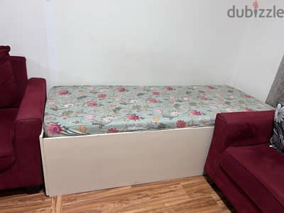 Box Bed with Mattress for sale