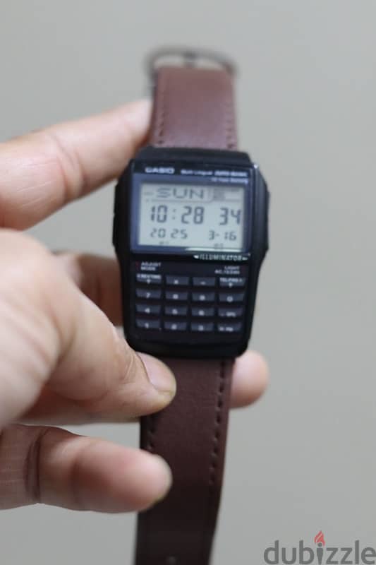 casio digital watch dual time 1