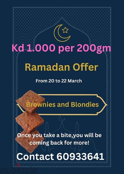 RK Homemade Brownies get your order within 24 hours