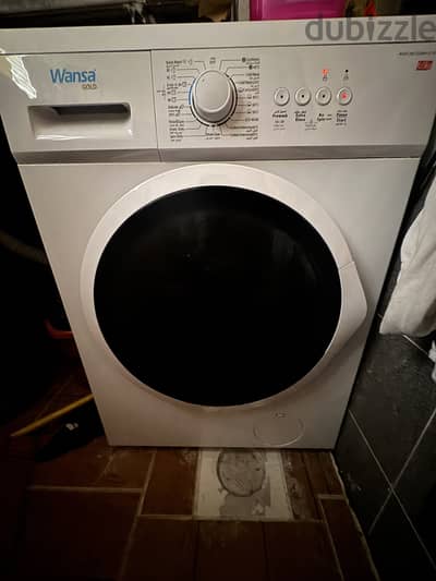 Wansa 7 kg front loader washing machine slightly home used