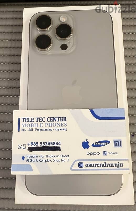 iPhone 15 Pro Max 5G 256 GB Natural titanium Used! 1