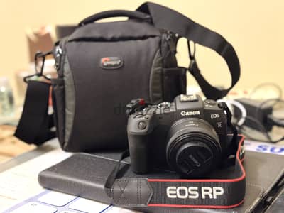 Canon full frame EOS RP with RF50mm F1.8 STM Lens and all accessories